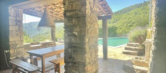Property in the heart of nature, large swimming pool ArdĂšche and Cevennes ardĂšchoises