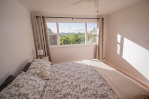 2 bedrooms, iron/ironing board, free WiFi, bed sheets