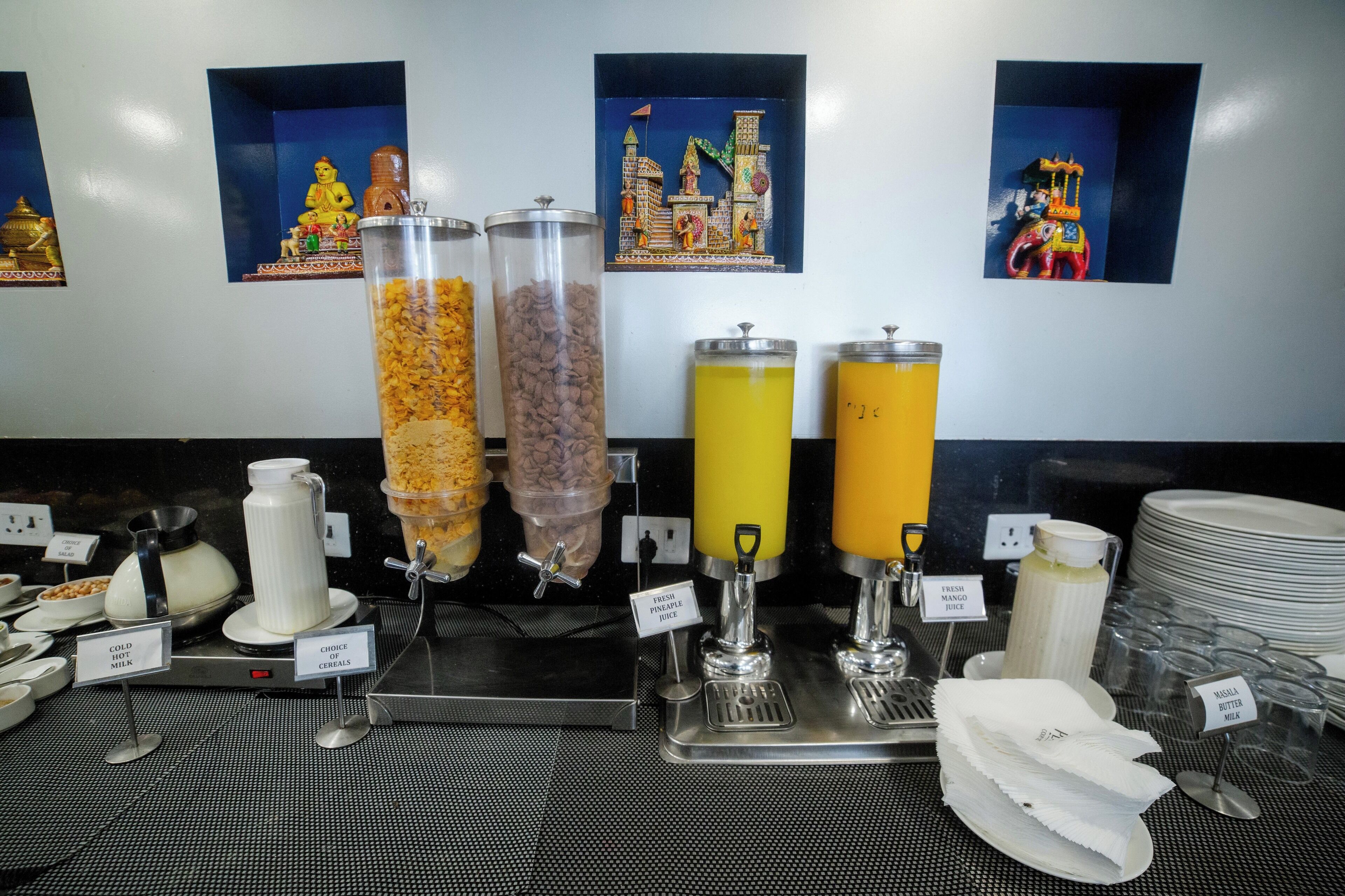 Dagelijks continentaal ontbijt (INR 450 per persoon)