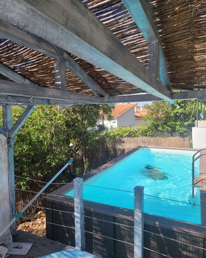 Outdoor pool - Villa with swimming pool, jacuzzi, beach and village on foot (les issambres)