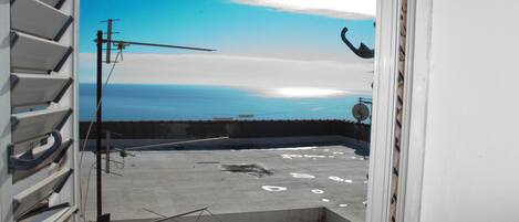 Blick von der Unterkunft