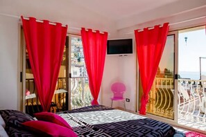 Appartamento panoramico | 1 camera, biancheria da letto di alta qualità, copriletto in piuma