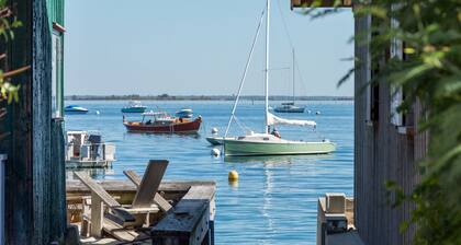 Charming house in Biscarrosse Plage with heated swimming pool