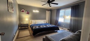 4 dormitorios, escritorio, tabla de planchar con plancha y wifi gratis