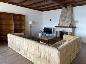 Fernseher, Kamin
