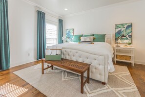 4 habitaciones, escritorio y cortinas blackout