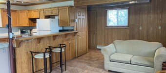 Cozy Rustic Loft Cabin at Last Mountain Lake. Pet friendly.  232 Gordon Dr