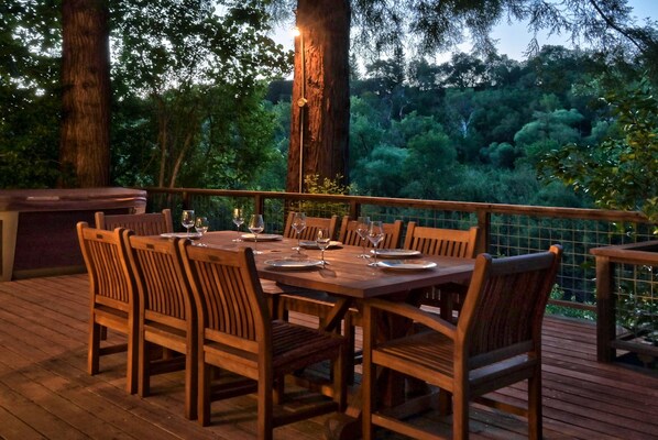 Restauration en plein air