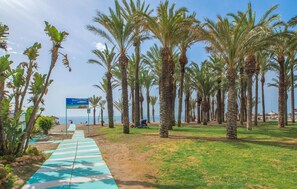 Vlak bij het strand