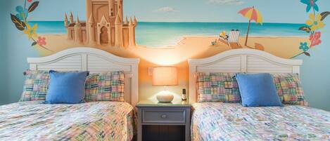 3 chambres, coffres-forts dans les chambres, bureau