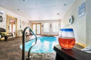 Indoor pool, a heated pool