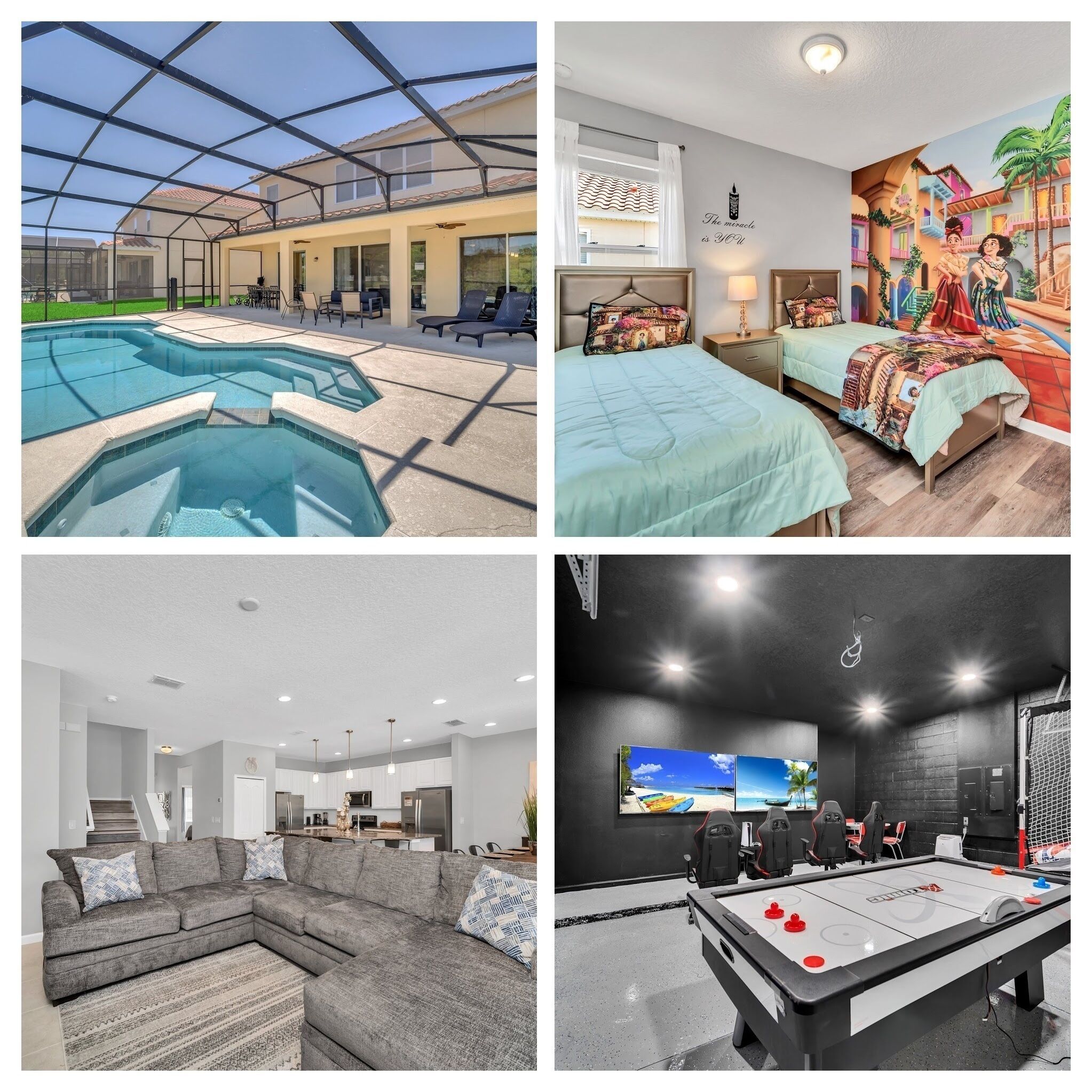 Amazing HOME W/POOL, GAME ROOM NEAR DISNEY, 8 BEDS