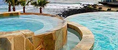 AuĂenpool, beheizter Pool