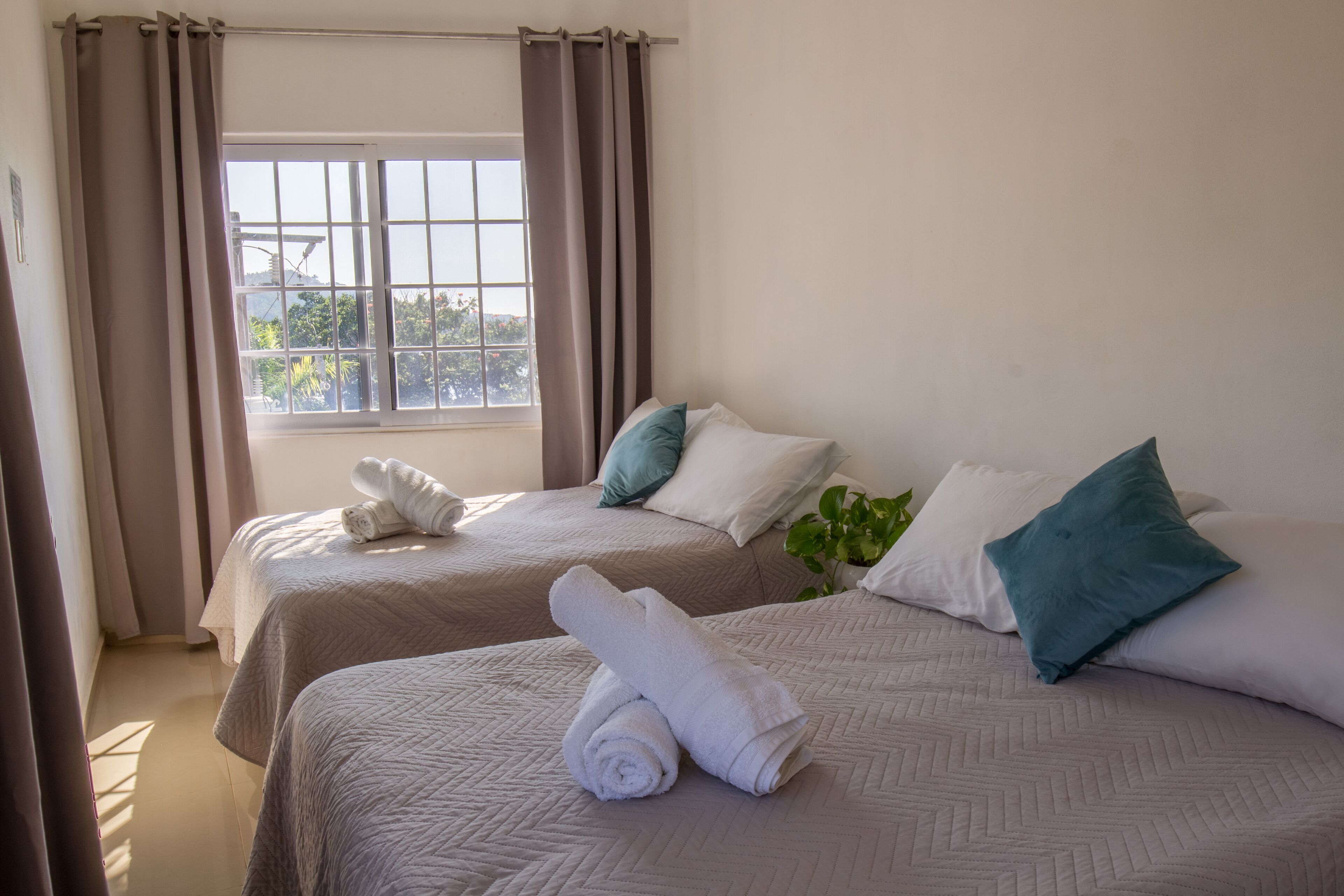 Individually decorated, individually furnished, blackout curtains