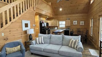 TV, fireplace, DVD player