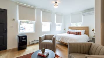 1 slaapkamer, een bureau, een strijkplank/strijkijzer, gratis wifi