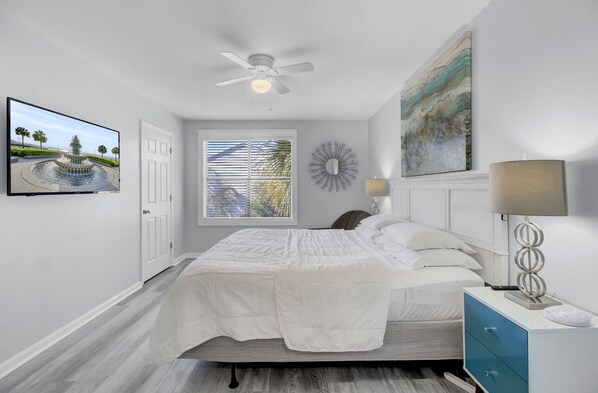 2 bedrooms, iron/ironing board, free WiFi, bed sheets