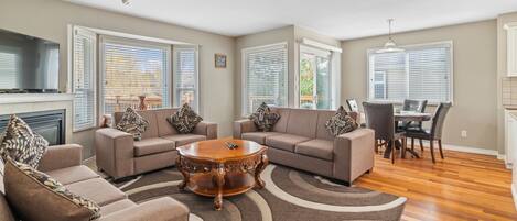 TV connectée, cheminée