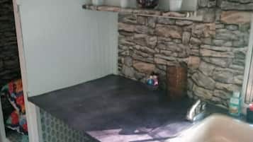 Shower, toilet paper