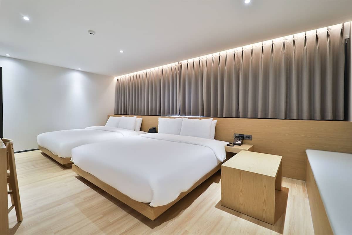 Phòng 2 giường đơn dành cho gia đình | Quang cảnh thành phố