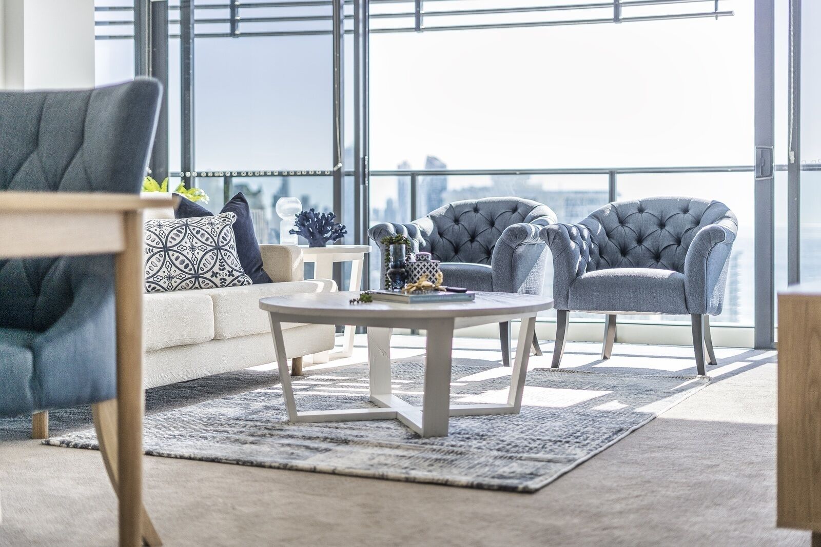 Open plan apartment High floor ocean views