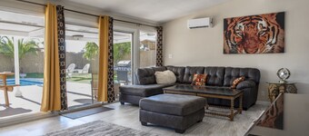 You will be close to Strip and downtown area shopping. Heated pool per request.