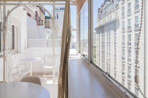 Căn hộ, 1 phòng ngủ, quang cảnh thành phố | Ban công