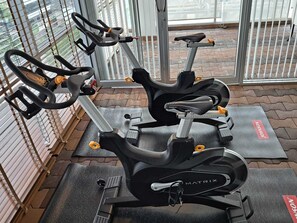 Apartment, 2 Schlafzimmer, barrierefrei, Balkon | Fitnessbereich