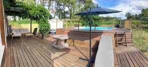 Outdoor pool - Airial in the Landes forest, 10 minutes from the beach (Azur)