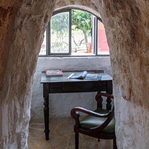 Ferienhaus, 2 Schlafzimmer, Raucher, eigener Pool | Wohnbereich