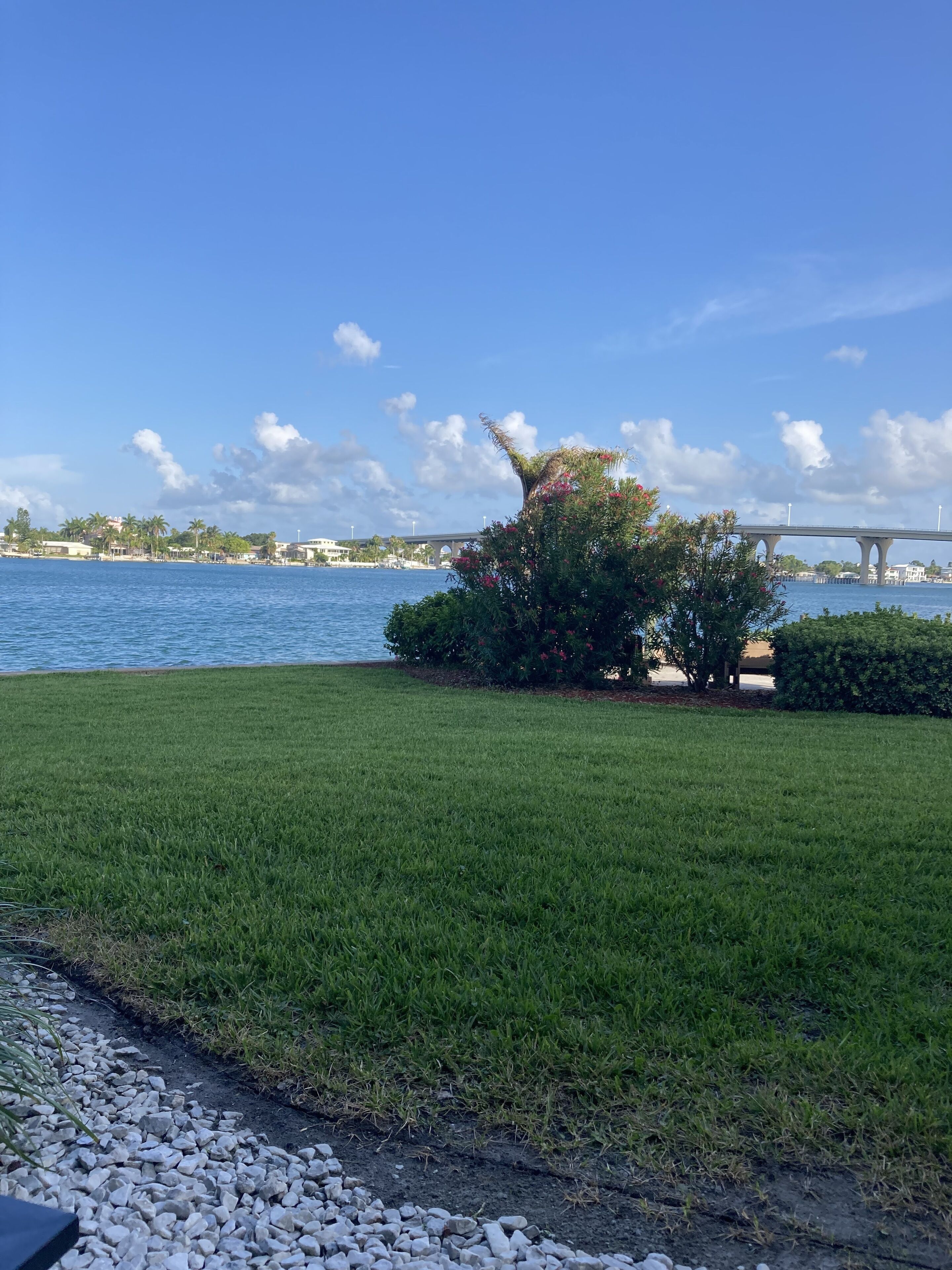 Beautiful Water View Condo with a private beach and pool/spa. 