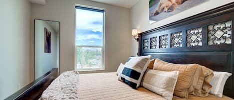1 dormitorio, tabla de planchar con plancha, cuna de viaje y wifi gratis