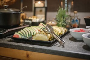 朝食ビュッフェ