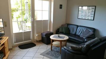 TV connectée, lecteur de DVD, livres