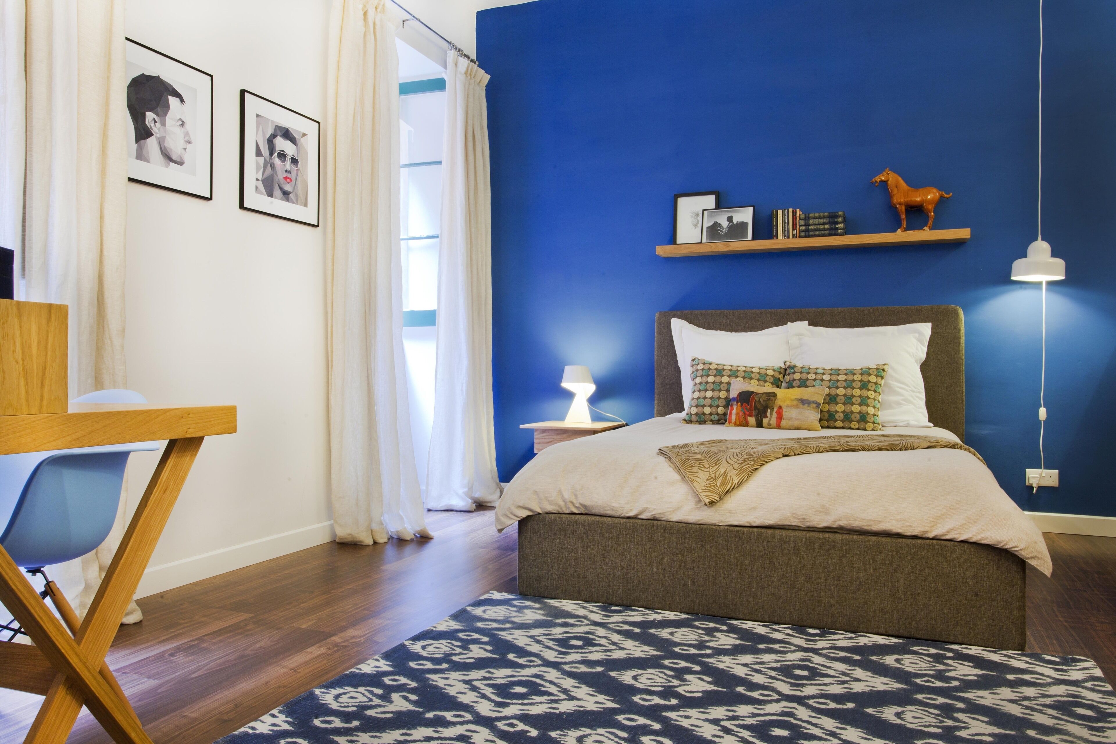 Leilighet | 1 soverom, skrivebord, strykejern/-brett og wi-fi (inkludert)