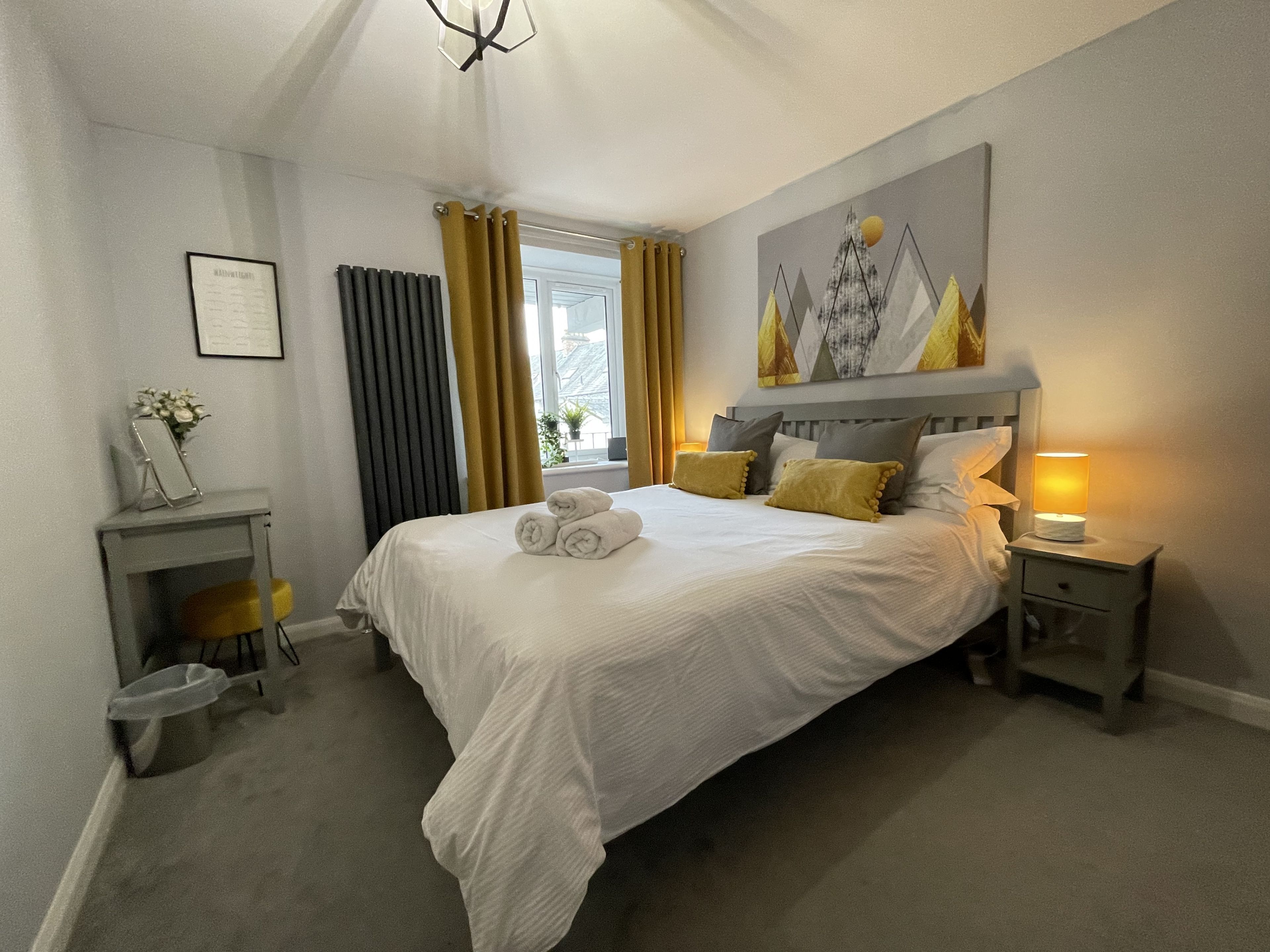 2 bedrooms, iron/ironing board, free WiFi, bed sheets