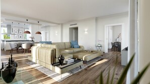 Living area - Swiss Hotel Apartments - Collina d'Oro (Collina d'Oro)