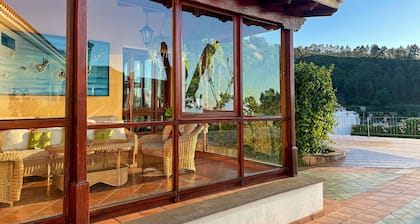 Chalet de típica arquitectura canaria