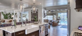 SIESTA KEY-Single family home completely updated with in ground pool and cage.