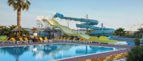 Piscine extérieure, piscine chauffée