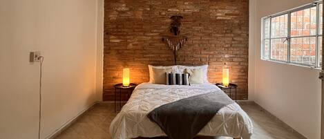 1 室のベッドルーム、アイロン / アイロン台、WiFi、ベッドシーツ