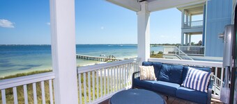 New construction waterfront home