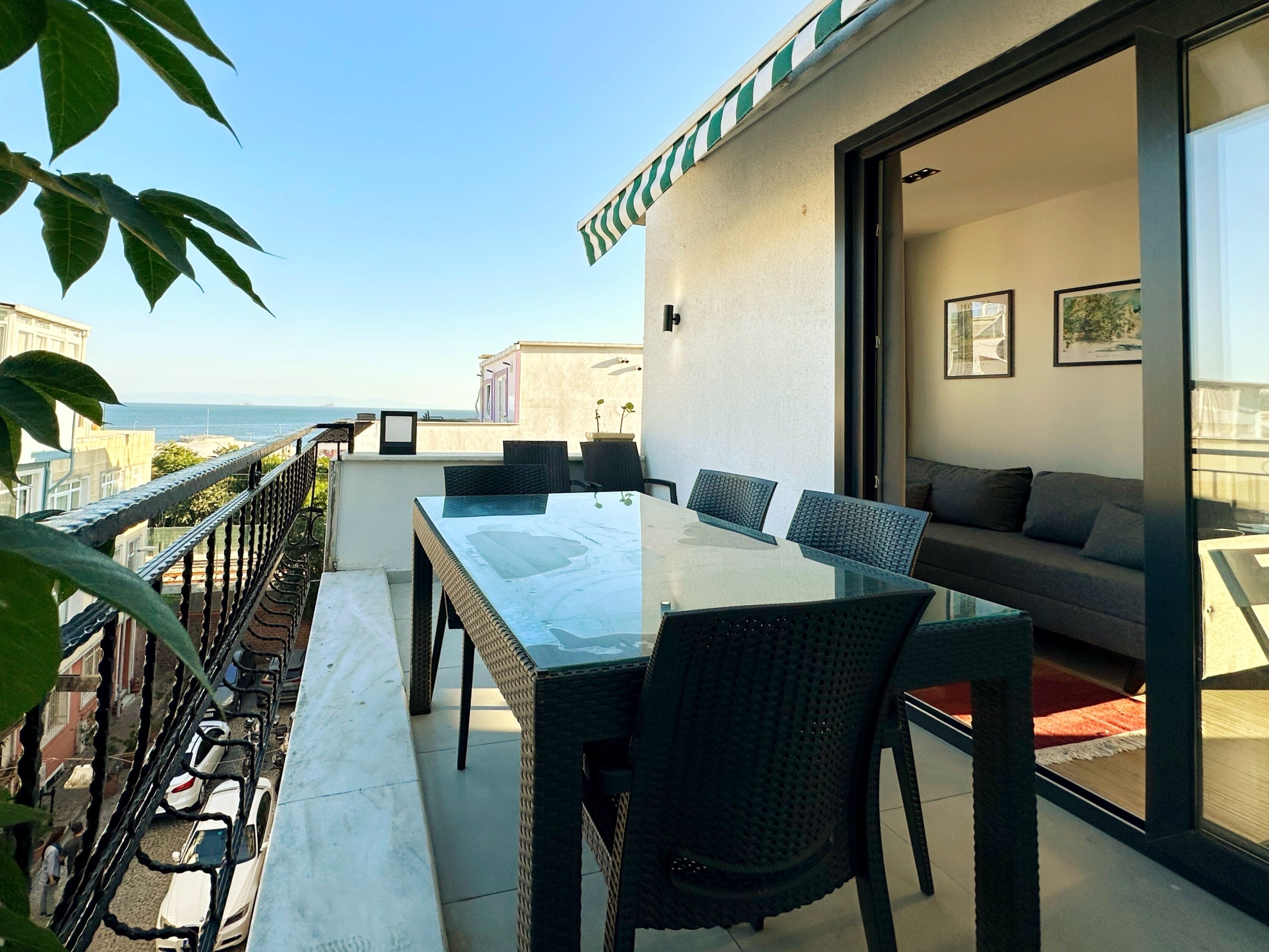 Luxury Quadruple Room, 1 Bedroom, Terrace, Sea View | Terrace/patio