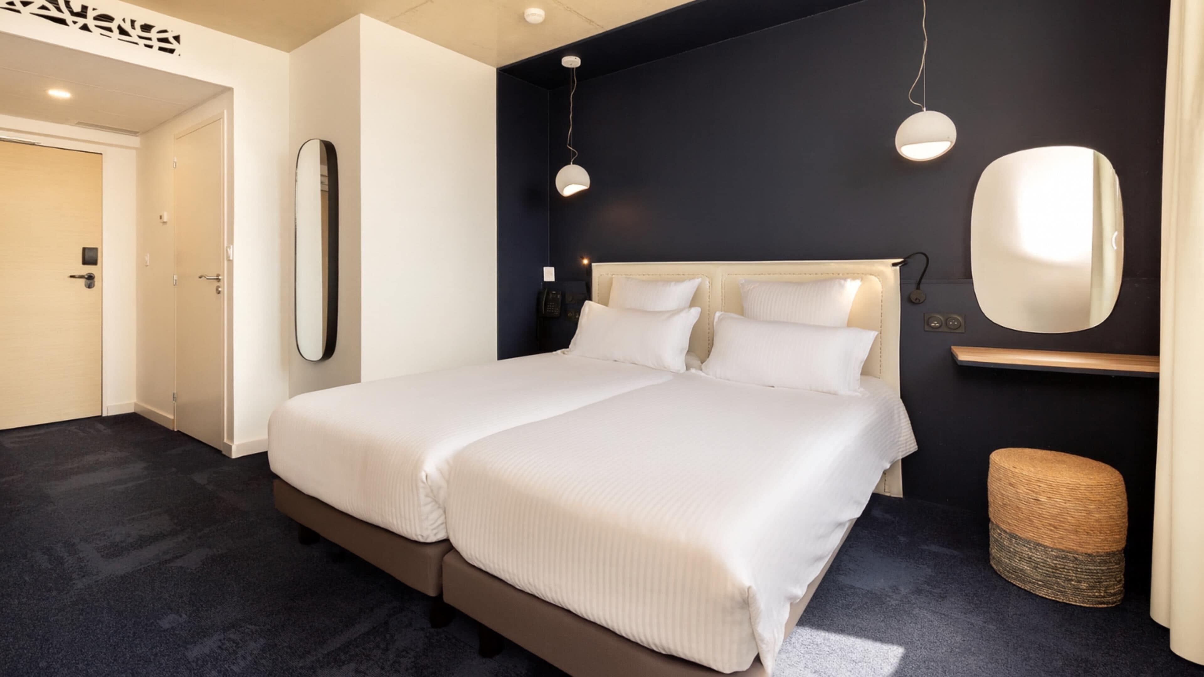 Premium bedding, pillow-top beds, minibar, in-room safe