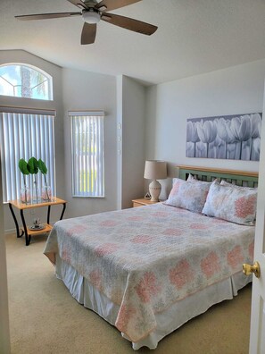 4 bedrooms, iron/ironing board, free WiFi, bed sheets