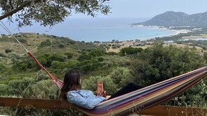 Blick von der Unterkunft