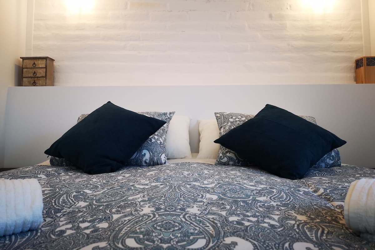 Horizonte Premium Apartment | 1 dormitorio, sábanas de algodón egipcio, ropa de cama de alta calidad