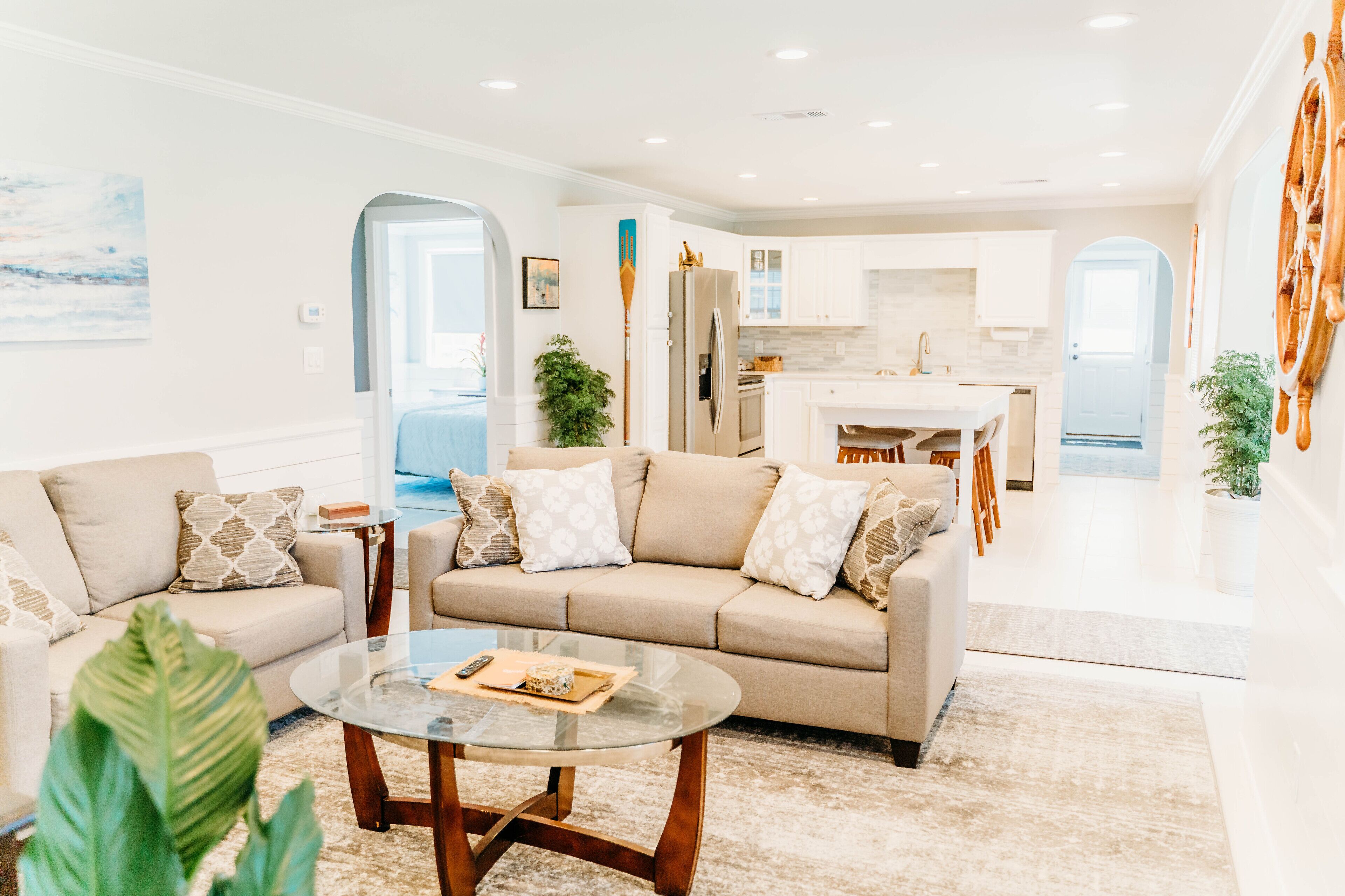 Smart-TV, Kamin, Tischfußball