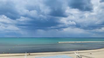 Accommodatie ligt op het strand