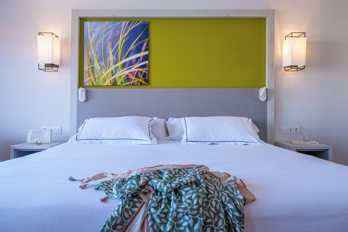 Minibar, escritorio, tabla de planchar con plancha y wifi gratis 